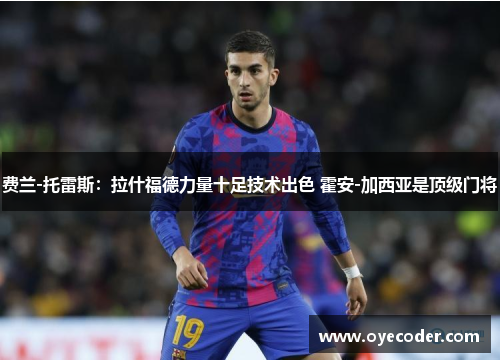 费兰-托雷斯：拉什福德力量十足技术出色 霍安-加西亚是顶级门将